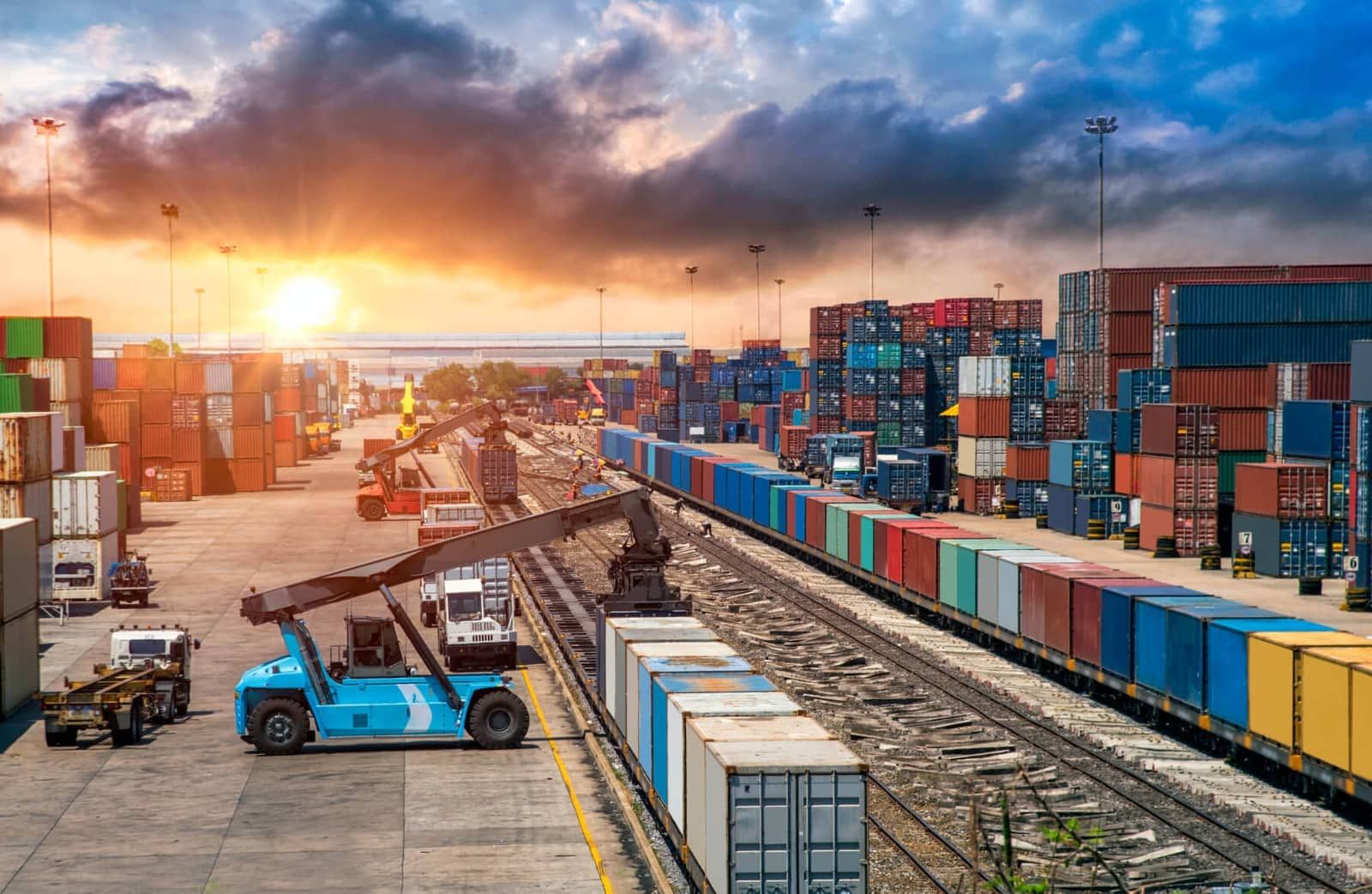 Cargo operations at a terminal yard